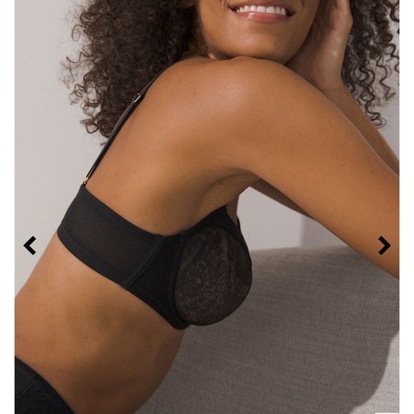 NWT Soma Lightest Lift Lined Demi Underwire Lace Bra 32 B Light Tan Nude #0302 - Picture 13 of 14